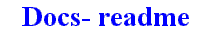 Docs- readme